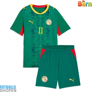 Billiga Senegal Nicolas Jackson #11 Bortatröja Barn VM 2026 Kortärmad (+ Korta byxor)